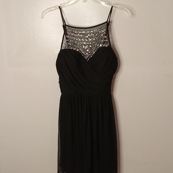 B Darlin Dresses & Skirts - B. Darlin Womens Size 5/6 Black Gemmed Party Formal Dress. Juniors